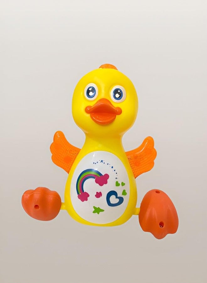 HDA GROUP New Musical Duckling Toy from 2 Years Kids with Sound and Light (Multicolor) - Image 1